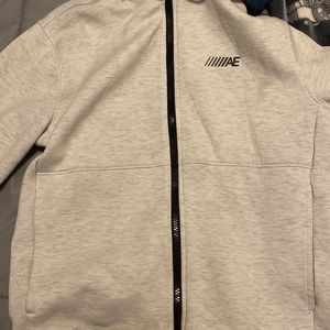 American Eagle Zip-up Sweatshirt (off-white) Offers accepted.